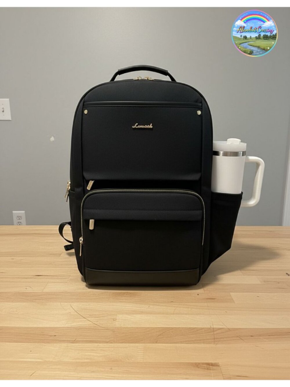 LOVEVOOK Laptop Backpack for Women 15.6 Inch Water Resistant Polyester Travel